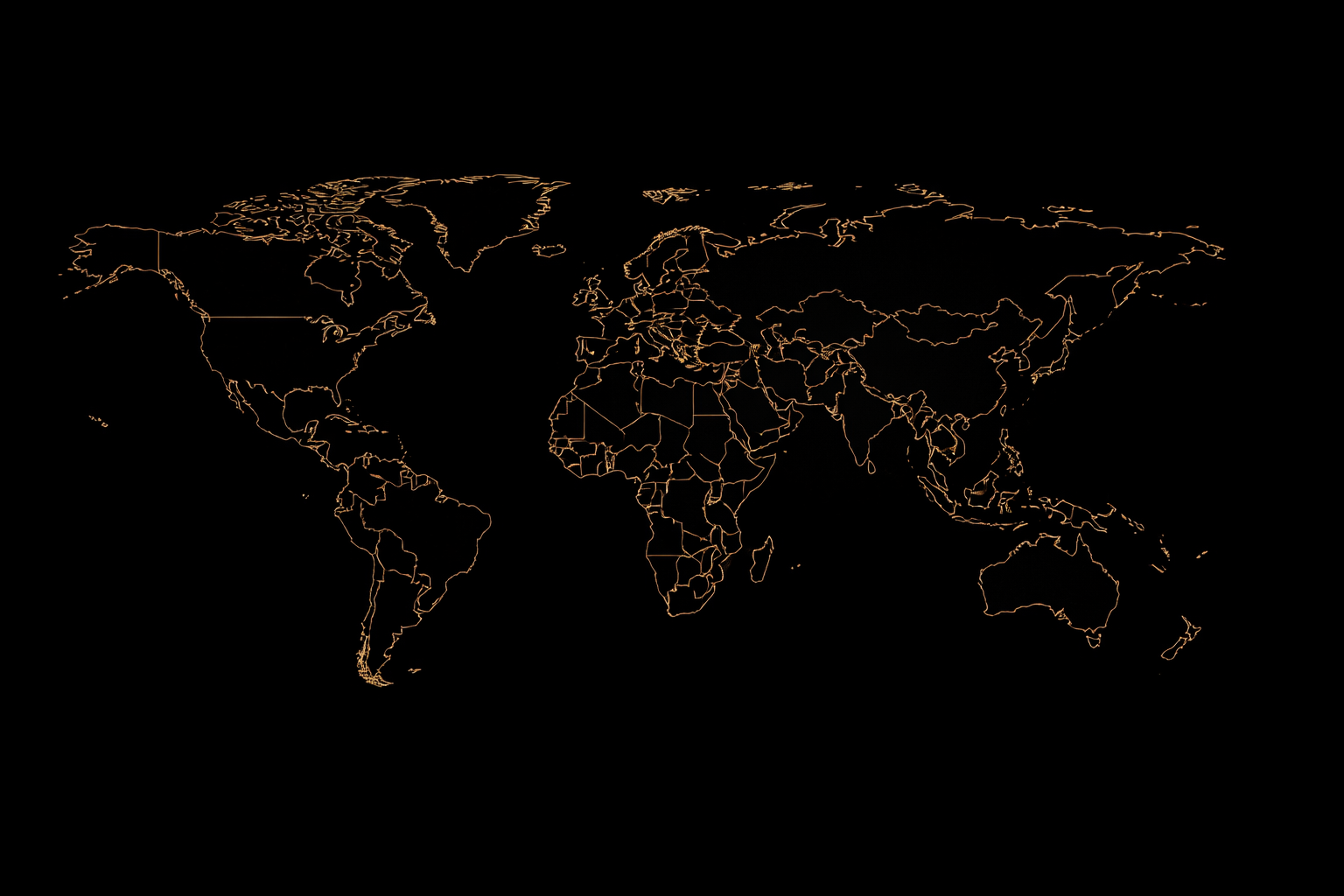 Live anonymous world pulse map